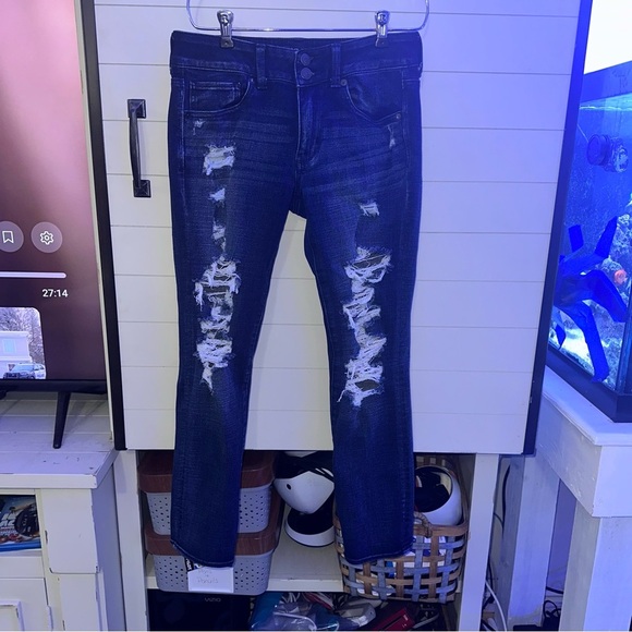 American Eagle Outfitters Denim - American Eagle Distressed Blue Jeans